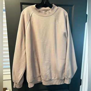 Vintage Soft Mockneck Oversized Sweatshirt